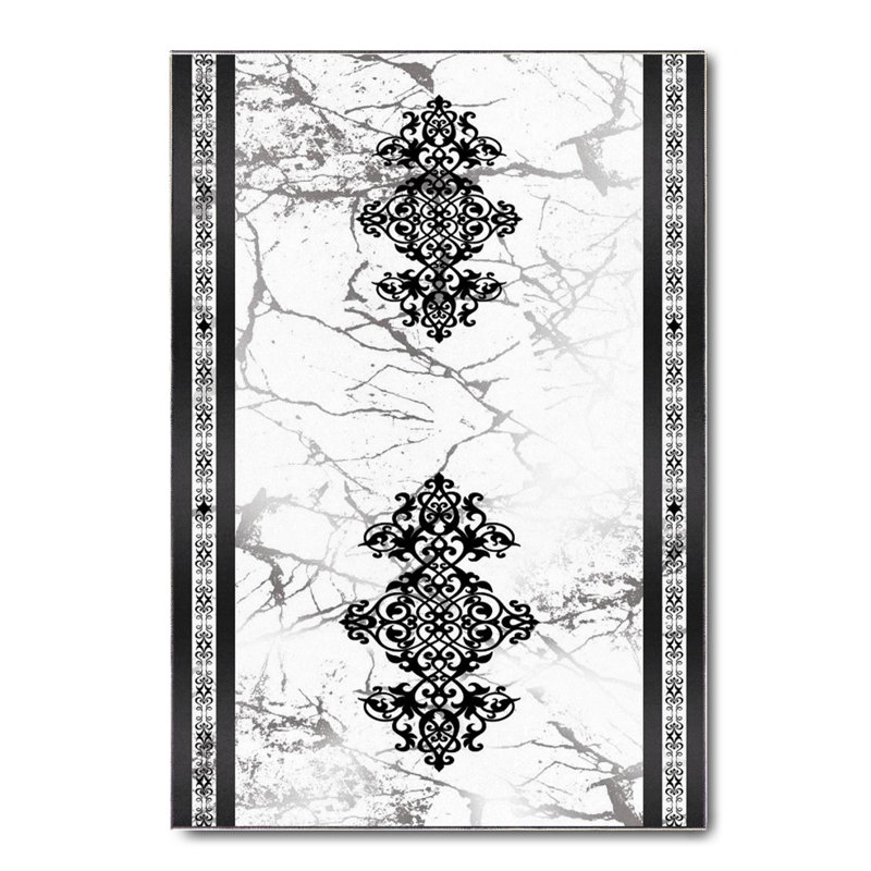 Tapis en coton Joelle, Rectangle 2 pi 7 po x 3 pi 3 po