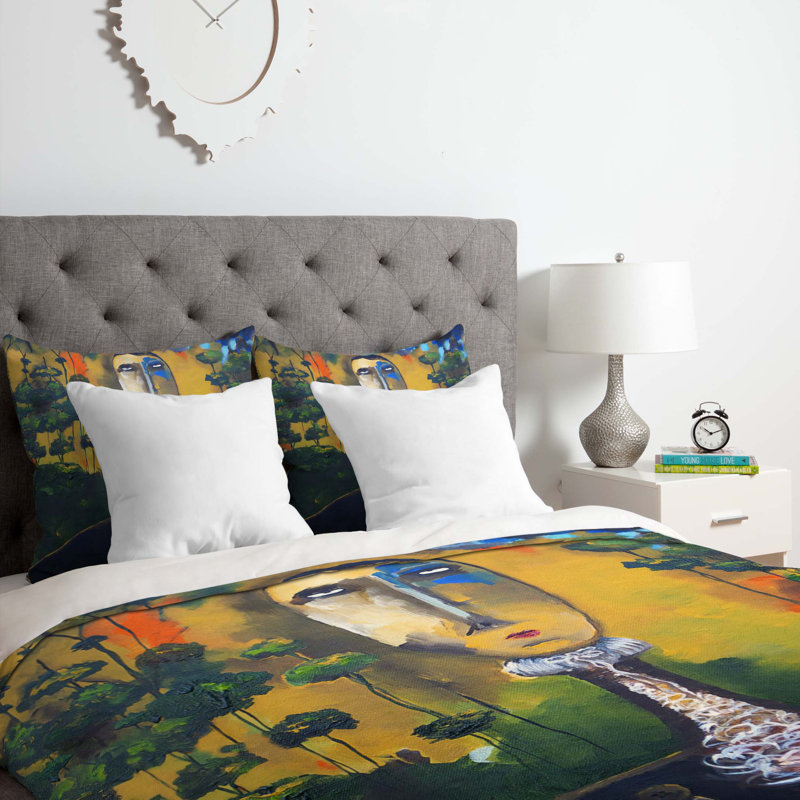 Robin Faye Gates Polyester Duvet Cover, King Duvet Cover + 2 King Shams