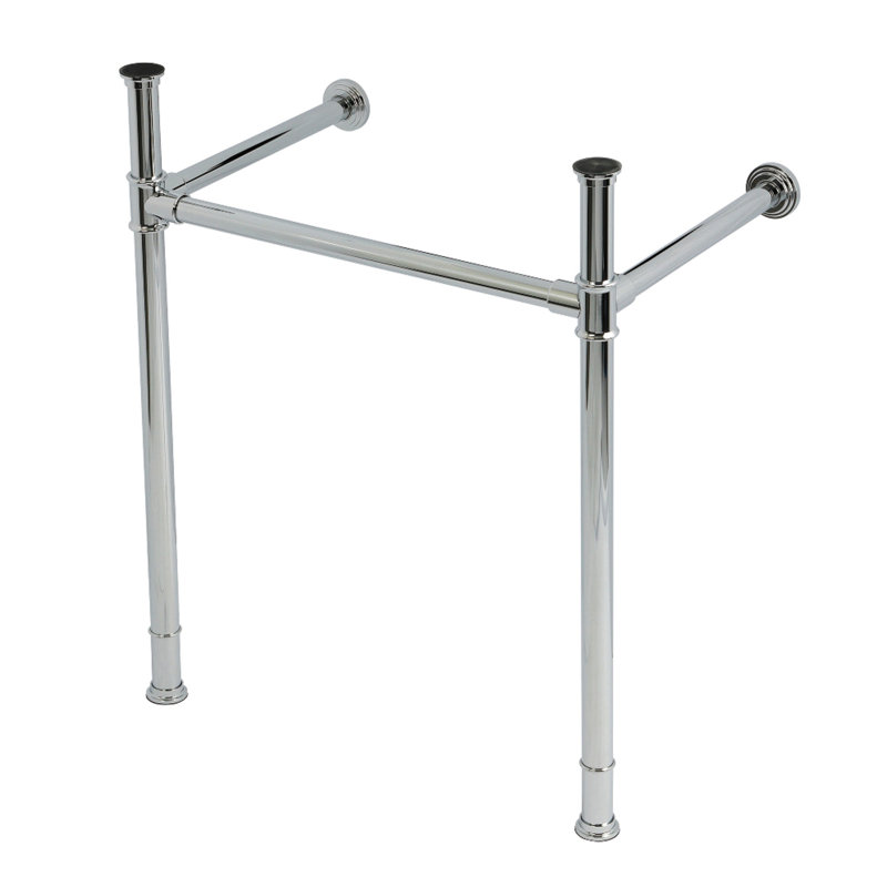 Kingston Brass Imperial Stainless Steel Console Sink Legs, Polished Nickel
