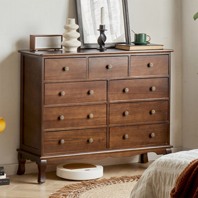 Commode d'appoint style paulownia American Country