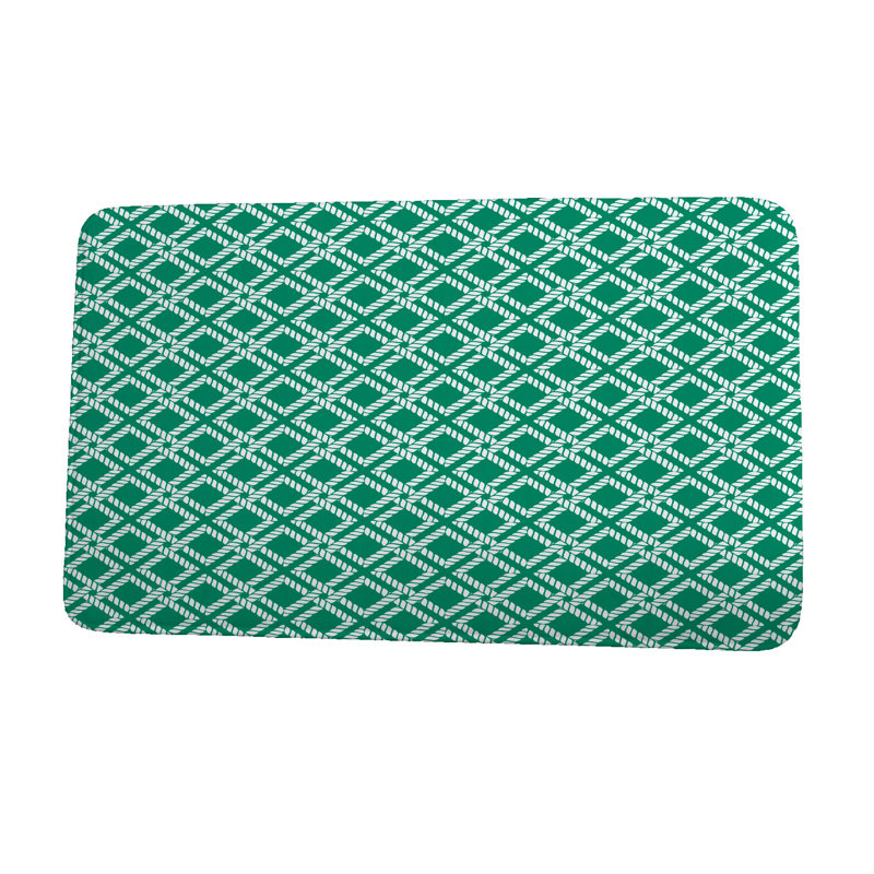 Tapis de bain à corde, l 17 po x L 24 po, vert