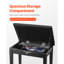 Duet Piano Keyboard Bench Storage Padded Chair Wooden Vanity Bookcase Stool-588147281