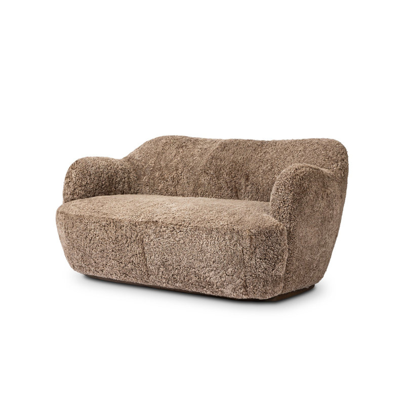 Julius Sofa - 60", Taupe Shearling