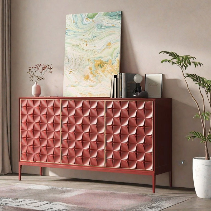 Armoire d'entrée American Light Luxury, H 35,4 po x l 59,1 po x P 15,7 po