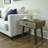 Hand-crafted Accent Table/nightstand With Unique Drawer Front