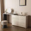 Coiffeuse avec miroir lumineux, 6 tiroirs