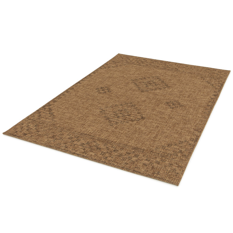 Wimbled Moroccan Flatweave Indoor / Outdoor Area Rug, Rectangle 120 x 170cm