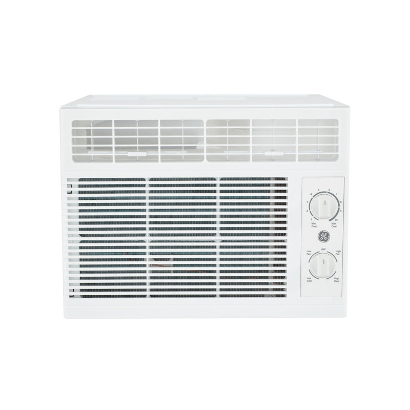 White 5000 BTU Window Air Conditioner with Remote and Sleep Mode