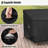 Classic Shield 3-seater Outdoor Couch Cover Waterproof, 80 Inch Heavy Duty Polyester Patio Sofa Cover With Double-stitched Seams, Black, Durable Weather Protection