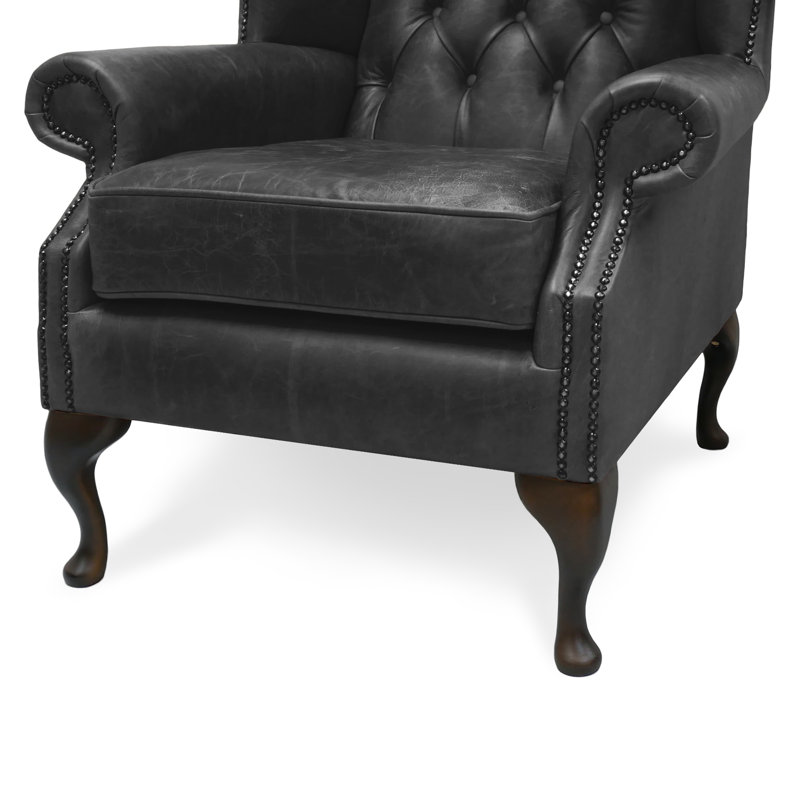 Dellaquila Upholstered Accent Chair, Black