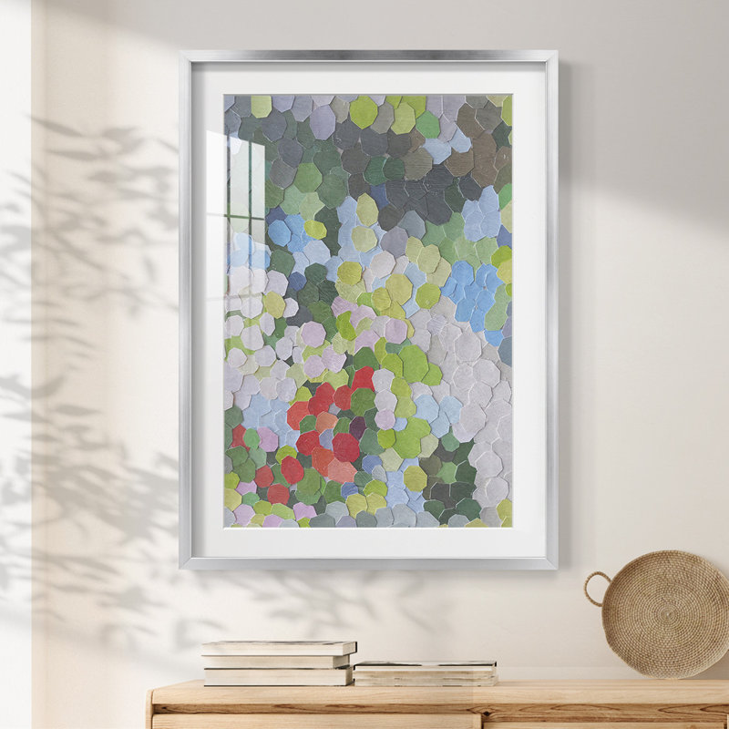 Santa Barbara -Framed Print, Silver