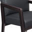 Chaise de réception en bois avec siège en mousse à mémoire de forme Seguna-125314521