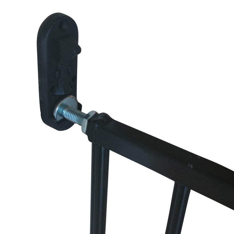 Metal Wall Mounted Pet Gate, Black