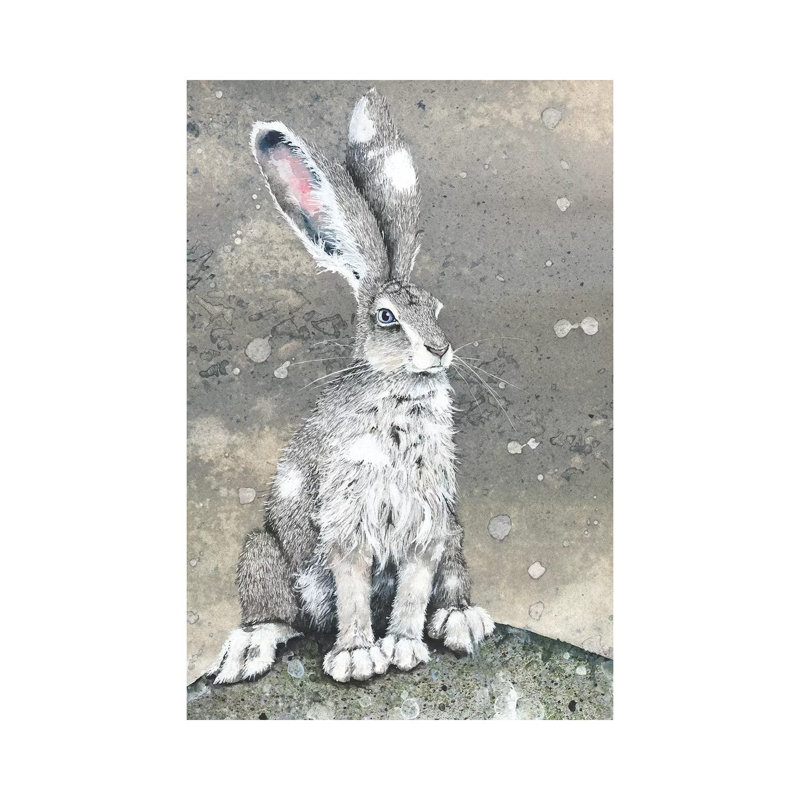 «Silver» - Impression encadrée sur papier, Toile tendue, H 12 po x l 8 po x P 0,75 po