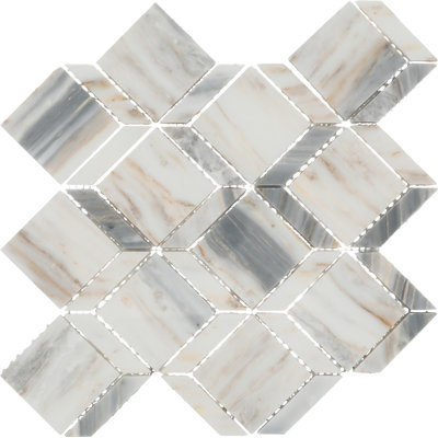 Carreau de mosaïque Gamma Natural Stone Balance XL pour mur et plancher (ensemble de 10)
