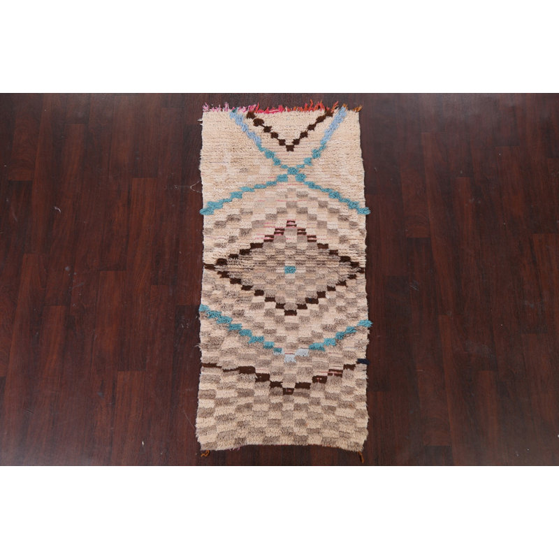 Tapis oriental marocain noué à la main 3 x 6