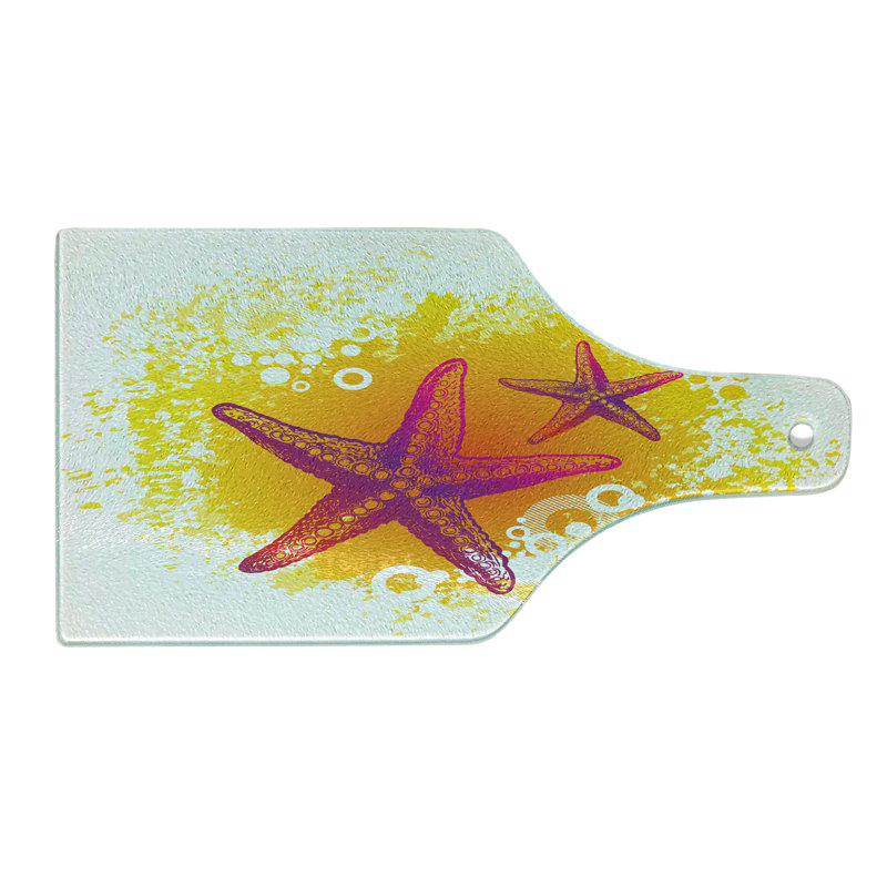 Planche à découper en verre trempé Ambesonne
