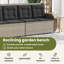 High-Density Polyethylene (HDPE) Wicker Wicker Outdoor Bench-1673836156-1673836158