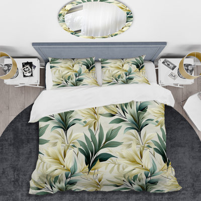 Serene Ferns - Plants Duvet Cover Set