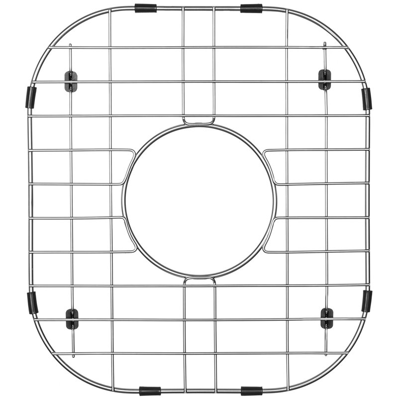 Grille d'évier en acier inoxydable 11,69 po x 13,19 po