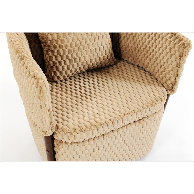 Fauteuil lounge confortable avec mousse haute densité et rangement, idéal pour la détente et la décoration intérieure