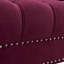 Chesterfield en velours à accoudoirs arrondis Joannes-177144737-218442428