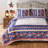 Greenland Home Fashions Marsha Blue 3-Piece King Size Quilt Set 105x95 + 20x36 (2)-1019677264