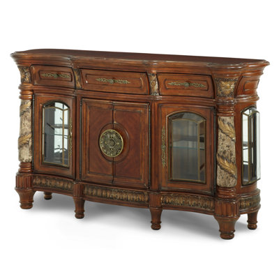 Villa Valencia 72'' W Solid Wood Sideboard