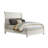 Holliman Solid Wood White Stain Sleigh Chaise Bed-266185691