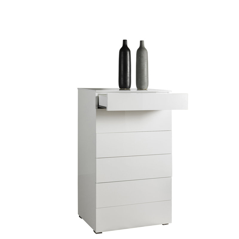 Privilegio 70 cm W Chest of 6 Drawers, White