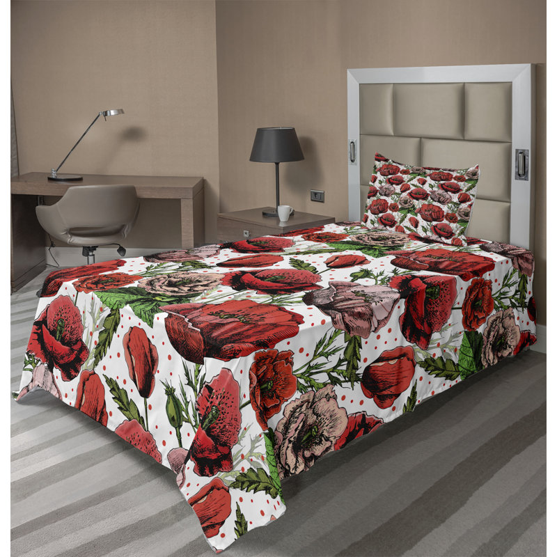 Microfiber Sheet Set, Twin Sheet Set with Fitted Sheet and 1 Pillowcase
