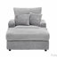 Ensemble de fauteuils avec repose-pieds et repose-pieds de 39 pouces - canapé simple confortable-464397100