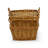 Elsidora Set of 2 Light Brown Square Baskets with Handles