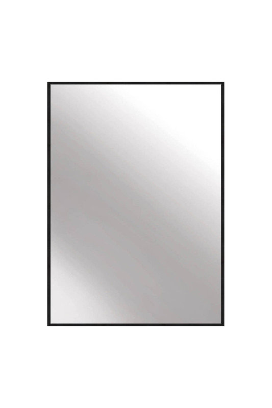 nielsen Almeria Aluminium Wall Mirror, 70cm H x 50cm W, Black
