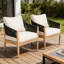 Ensemble de chaise de patio en bois-439504798