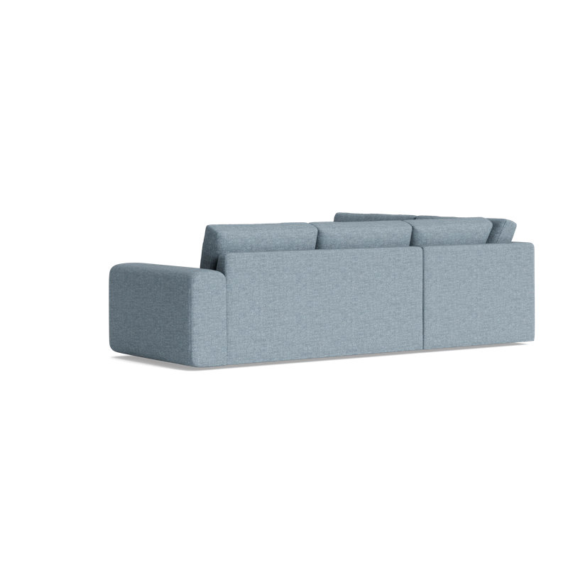 The OG Sectional, Plush Woven - Tan, Left Hand Facing