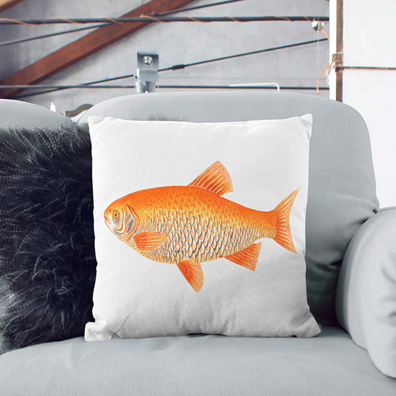 Square Throw Cushion, 55cm H x 55cm W x 20cm D