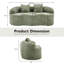 Canapé courbé avec accoudoirs arrondis-842639003