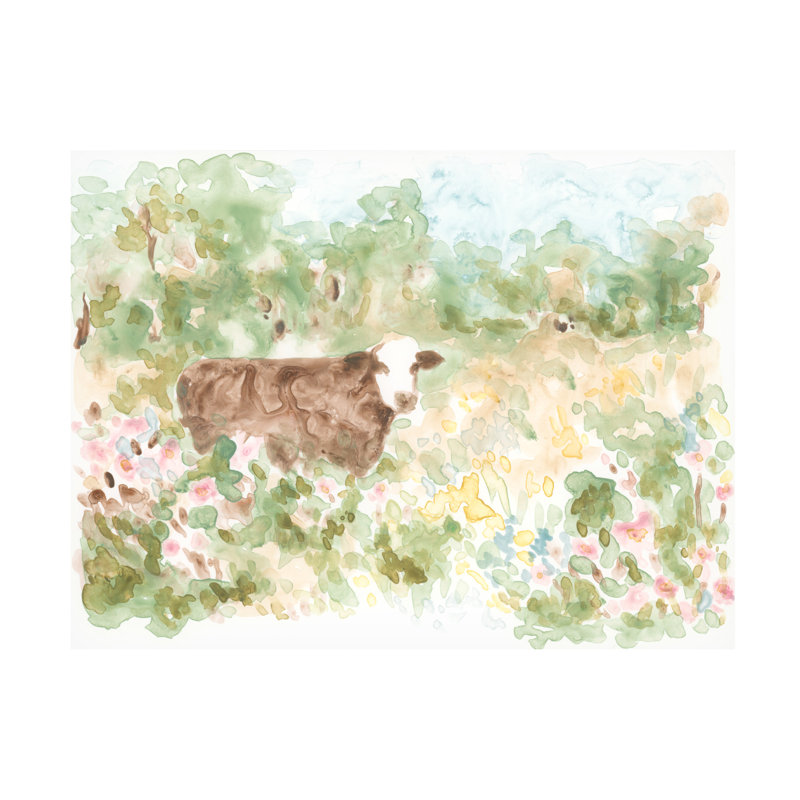 «Cow Meadow I» sur, H 35 po x l 35 po