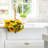 Turner Crisp White Fireclay 30" Single Bowl Farmhouse Apron Front Undermount Kitchen Sink