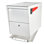 Package Master Steel Post Mounted Post box with Magnetic Closure and with Newspaper Compartment