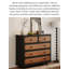 Commode d'appoint rétro grande capacité simple