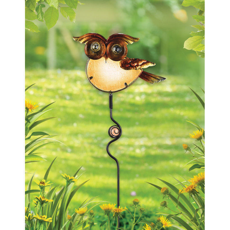 Tuteur de jardin hibou sérums
