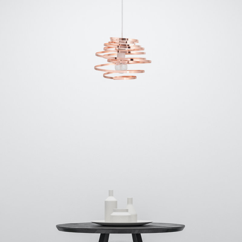 25cm H Metal Novelty Pendant Shade ( Uno ), Copper