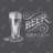 Vintage Beer Signboard | Rustic Poly Twill Throw for – Throw Pillow Cover Only, Double-Sided Print, Insert Not Included
