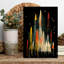 Rocket Symphony Abstract Modern Retro Landscape Nature Wall Art Print 1 Piece Wrapped Canvas Wall Art-2134975642