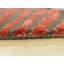 Tapis brun en laine touffeté à la main