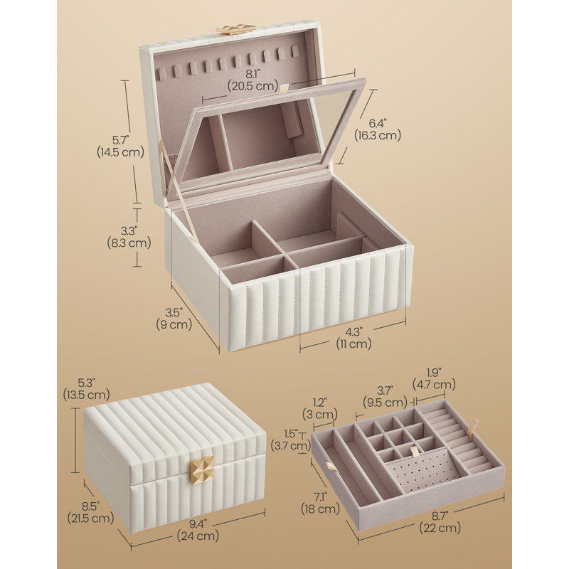 Manufactured Wood Jewellery Box +