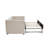 Velvet Upholstered Trundle Daybed with Sturdy Wooden Frame-116857558
