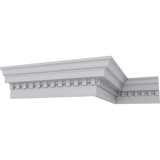 6 3/4"H x 4 3/4"P x 8 3/8"F x 94 1/2"L Dentil Crown Moulding